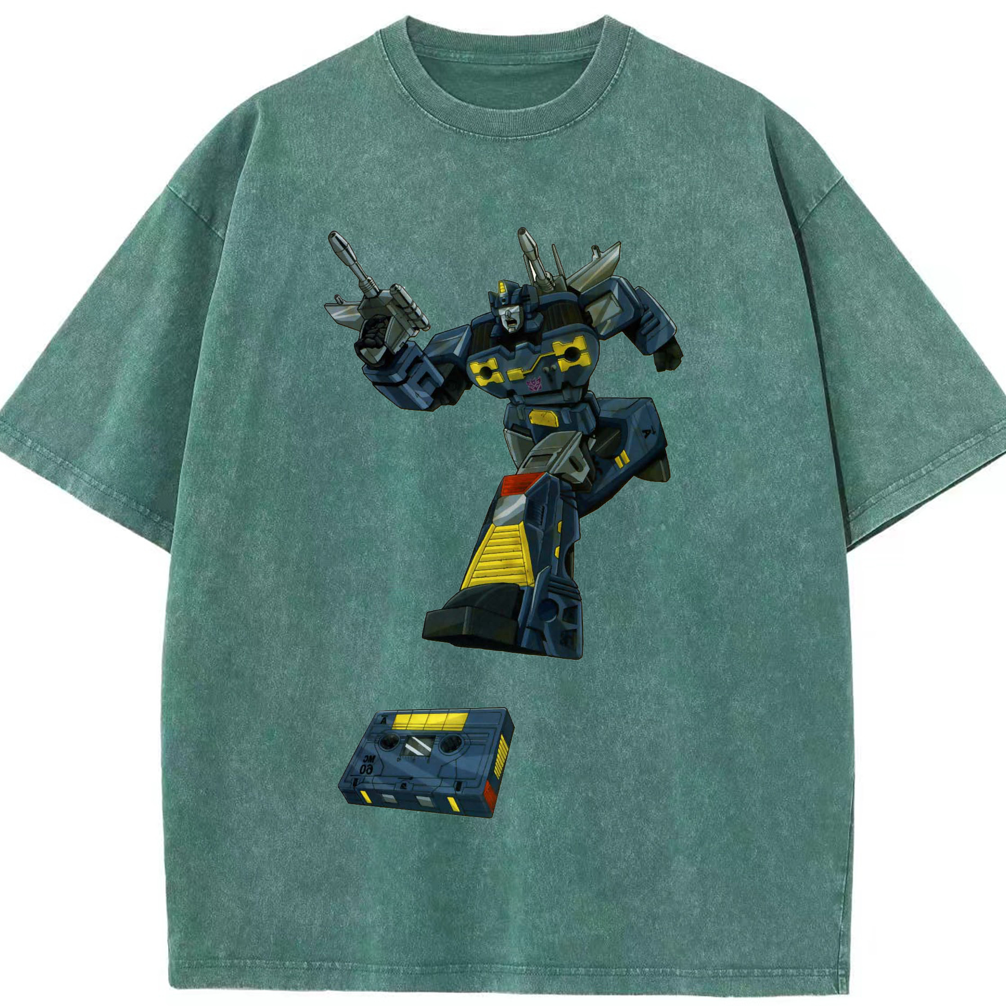 （画像用）  綿100% ヴィンテージ風 半袖Tシャツ（フロントプリント）